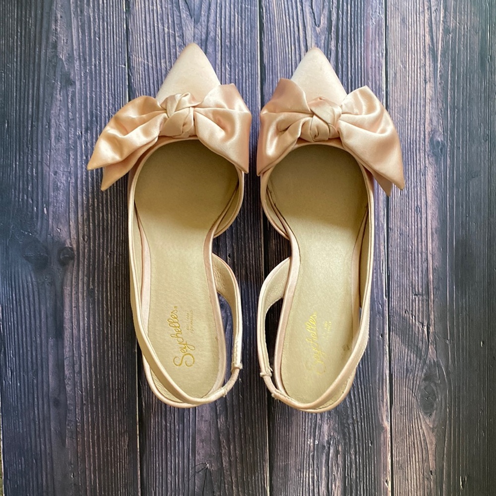 Seychelles Forever Blush Satin Heels